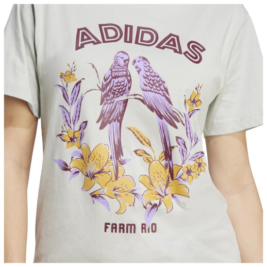 Adidas Γυναικεία κοντομάνικη μπλούζα x FARM Rio Graphic Tee Adidas Γυναικεία κοντομάνικη μπλούζα x FARM Rio Graphic Tee